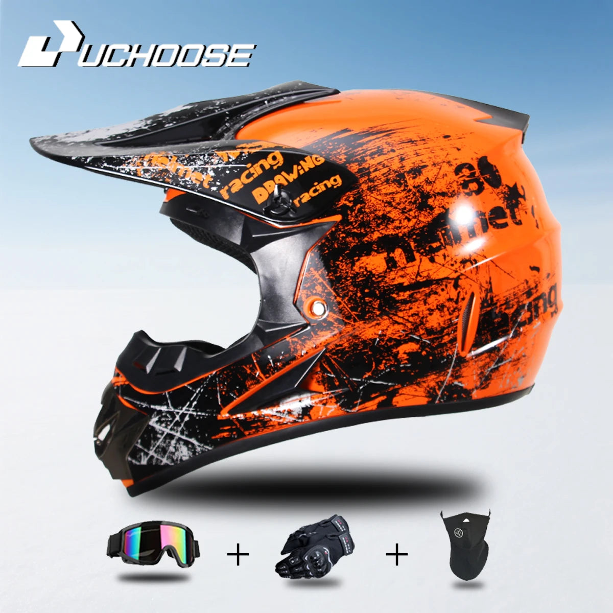 DOT Adult Female Men Helmets Motocross off road