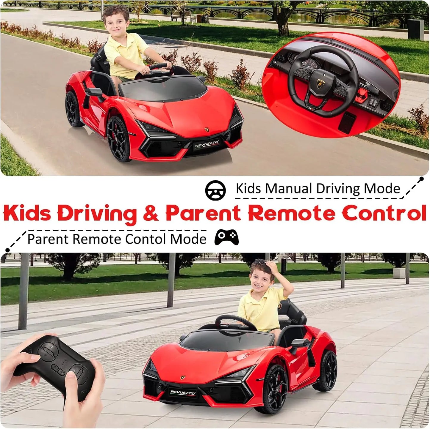 Ride On electric  Car for Kids  Lamborghini