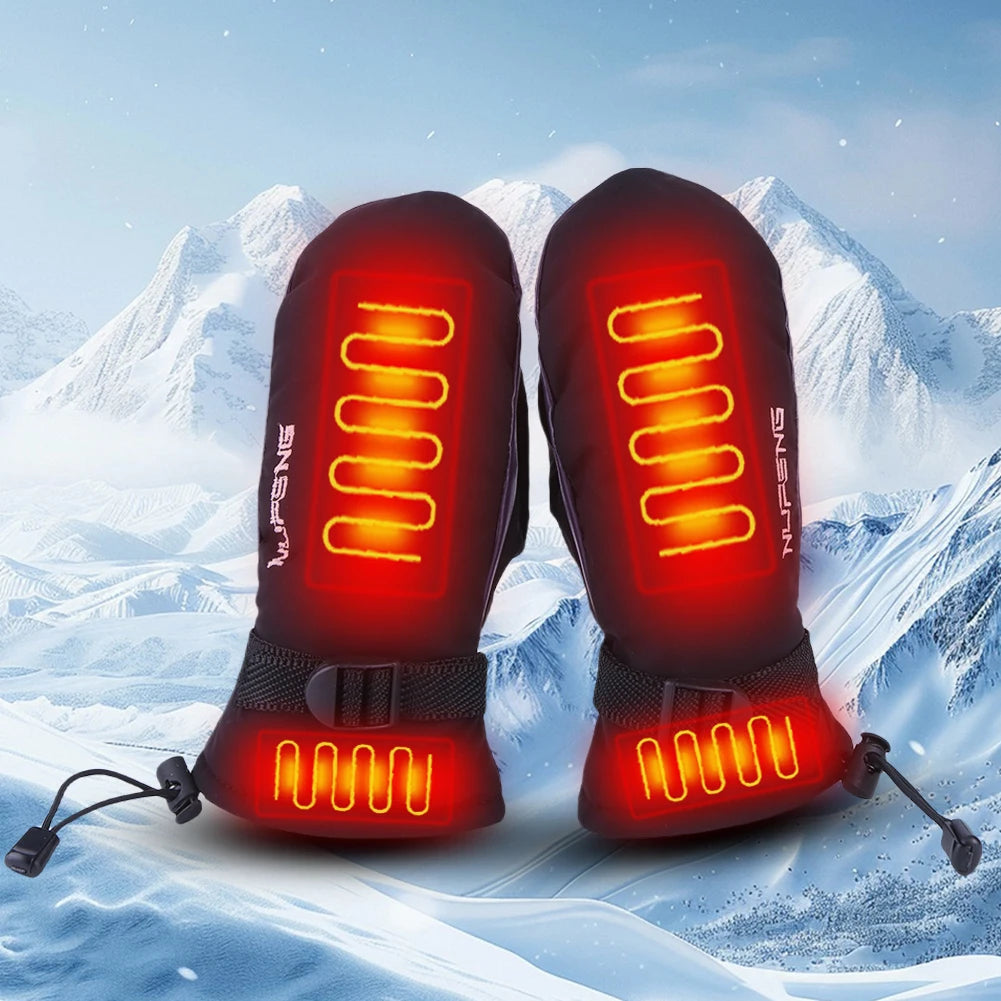 Electric Heated Gloves USB Charging  3 Gear Temperature control