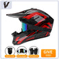 Full Face Motorcycle Helmet with 3 Piece Gift