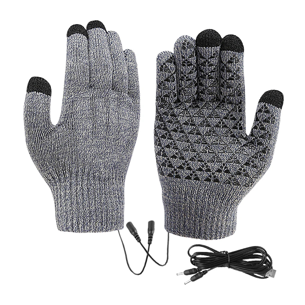 Electric  USB Heated Gloves Riding Skiing (no battery)
