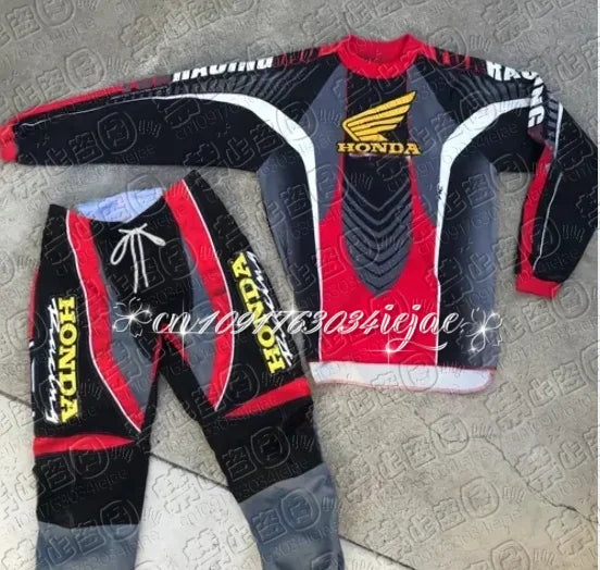 Honda  Motorcycle Racing  pants and jersey
