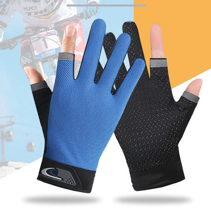 Winter Fishing Gloves 2 Cut Fingers Sport Cycling