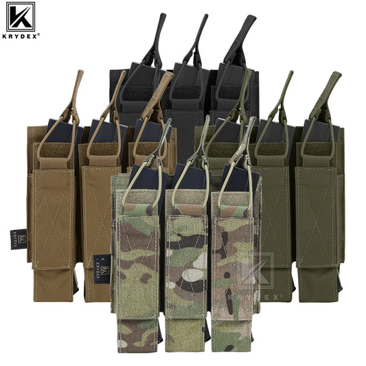 MP5 MP7 KRISS Triple Magazine Pouch  For Airsoft Hunting Gear