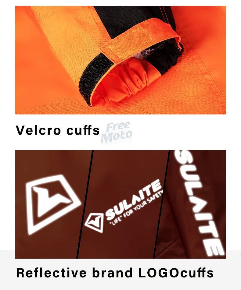 Waterproof Rain Gear Reflective  Rain Coats Lightweight