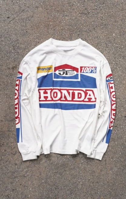 Honda Motocross Long Sleeve T-Shirt  And Mountain Bikers Jersey