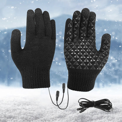 Electric  USB Heated Gloves Riding Skiing (no battery)