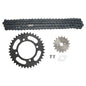 420 Chain Sprocket Kit 420 Chain 155mm 37T Rear 420 17T Front Sprocket  for 50cc to 125cc Dirt Mini Bikes ATV Go Kart