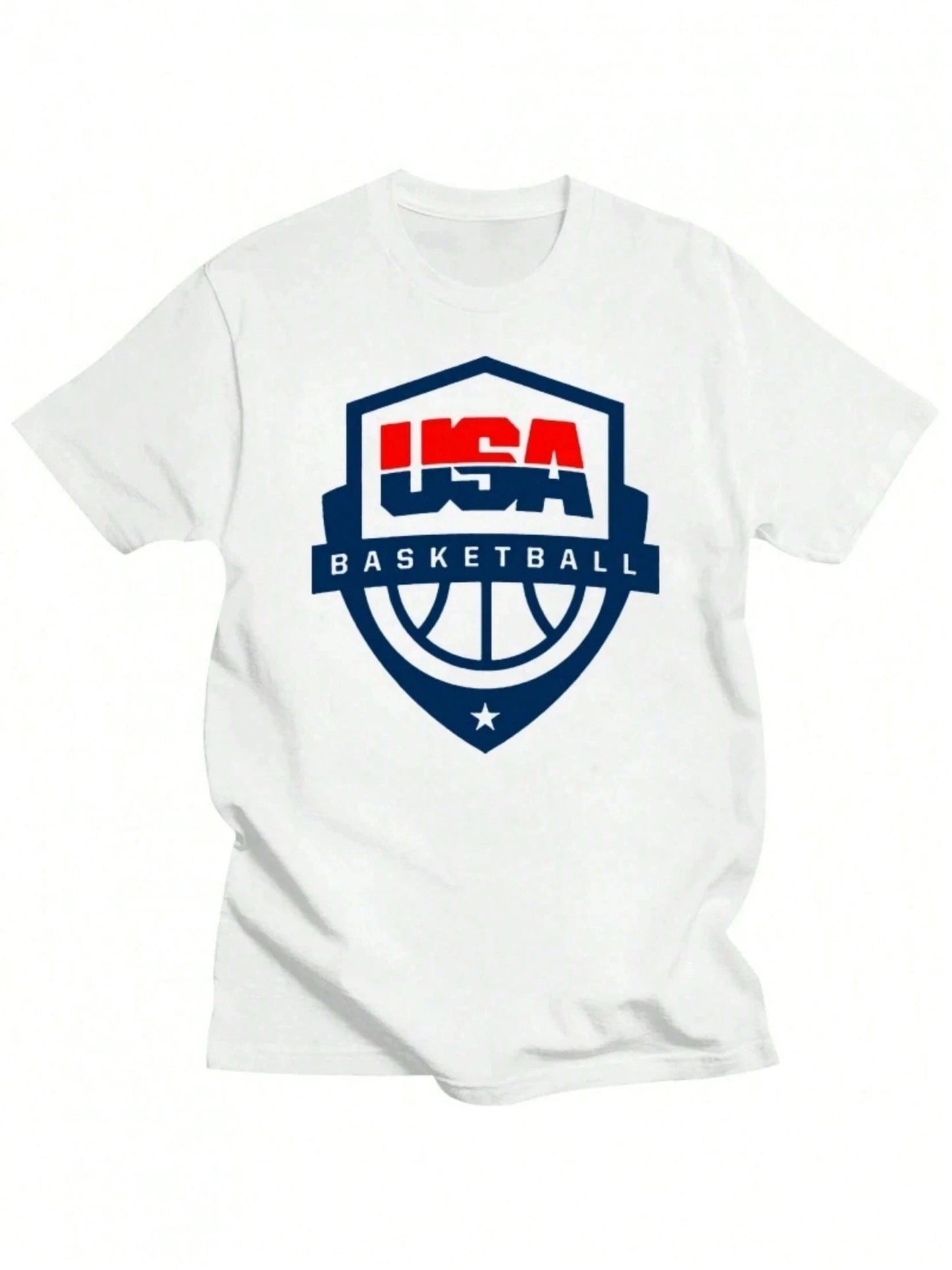 New USA Basketball T-Shirt MensWomens White Shirt