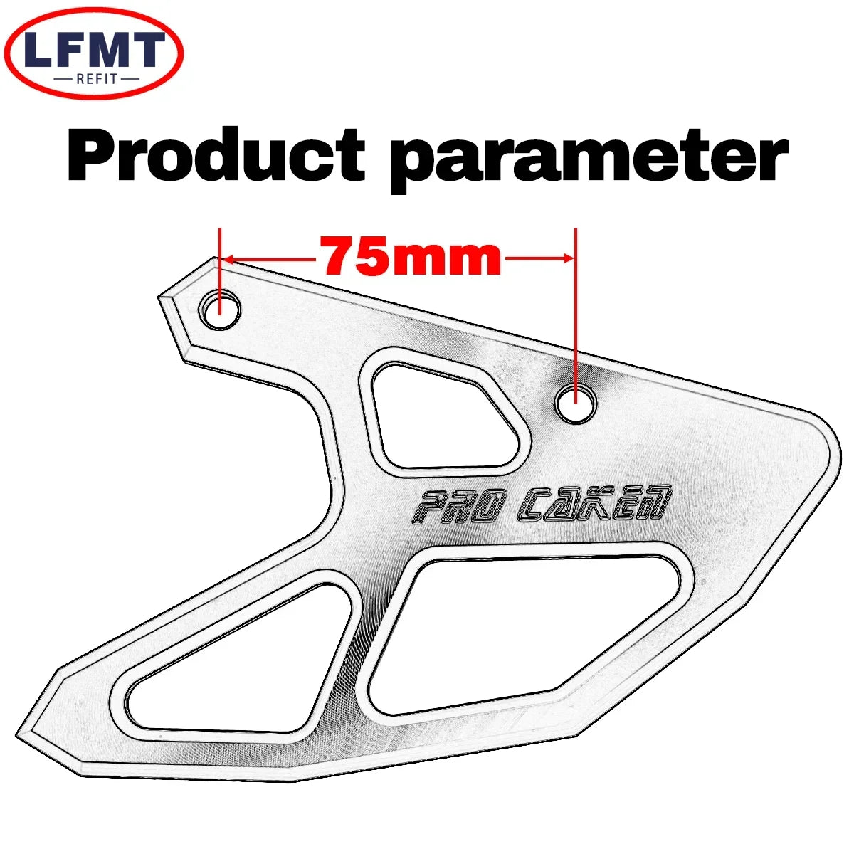 CNC Rear Brake Disc Protection Cover For Honda CR125R 250R CRF250X 450X 250RX 450RX 250R 450R 450L CR CRF 2002-2023