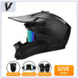 Full Face Motorcycle Helmet with 3 Piece Gift