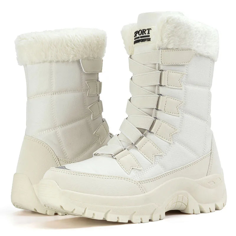 2025 Woman Winter Snow Boots Warm Boots Velvet Inside