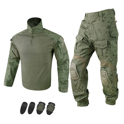 Tactical Camouflage Shirt & Pants Kit Combat Uniform