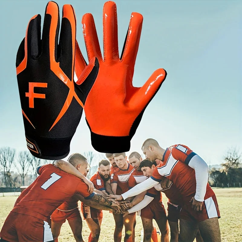 Football Receiver Gloves Men's Adult Receiver Gloves