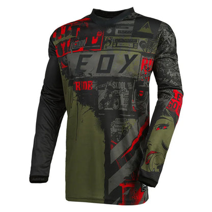 2024 Motocross fox Jersey Mtb Downhill cycle Jeresy