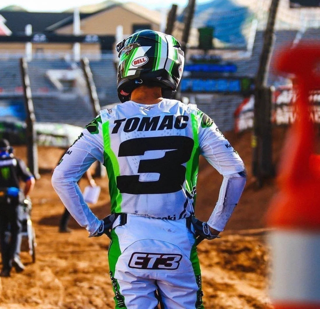 Kawasaki Rider Eli Tomac No.3 motocross racing jersey