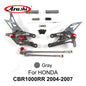 1 Set For HONDA CBR1000RR 2004 - 2020 CNC Adjustable set rear  Foot Peg CBR1000 CBR 1000 RR 2008 2009 2010 2011
