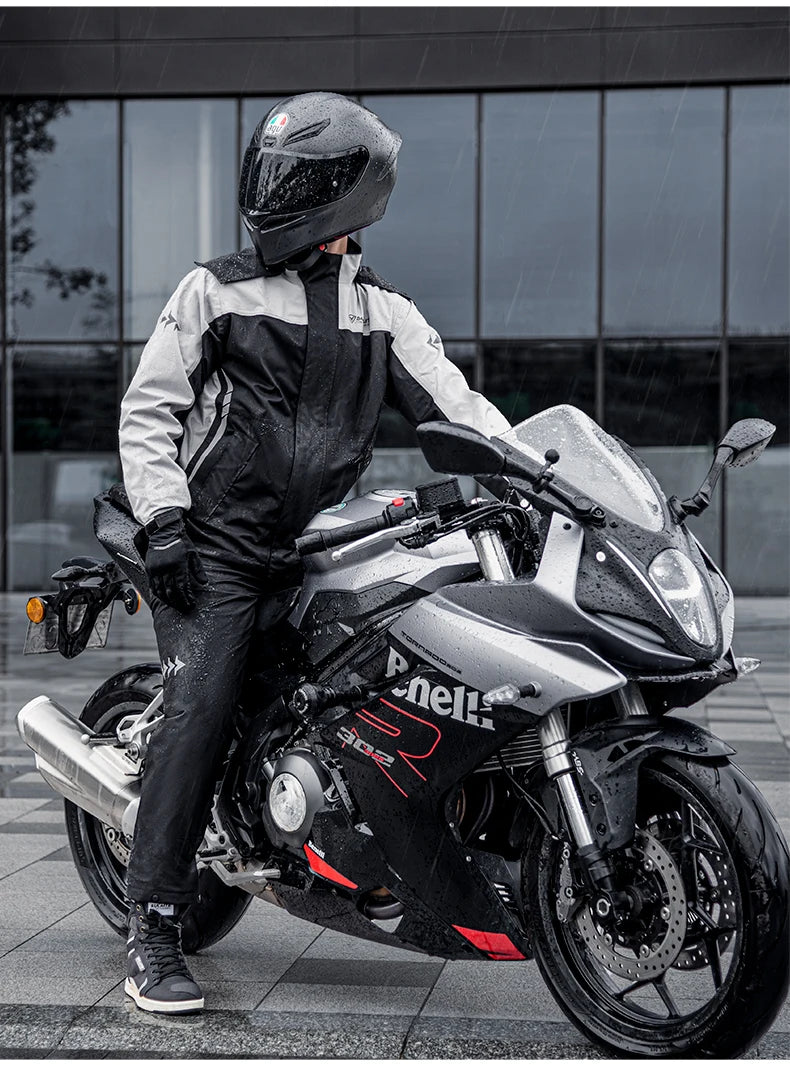 Waterproof Rain Gear Reflective  Rain Coats Lightweight