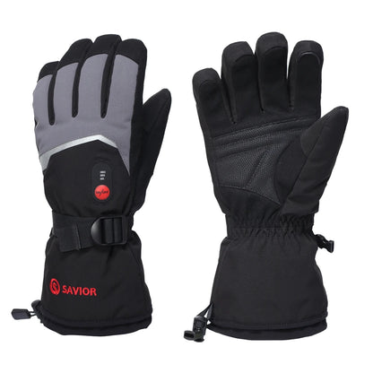 Heated leather Motorcycle Gloves 3 Shift Temperature Control