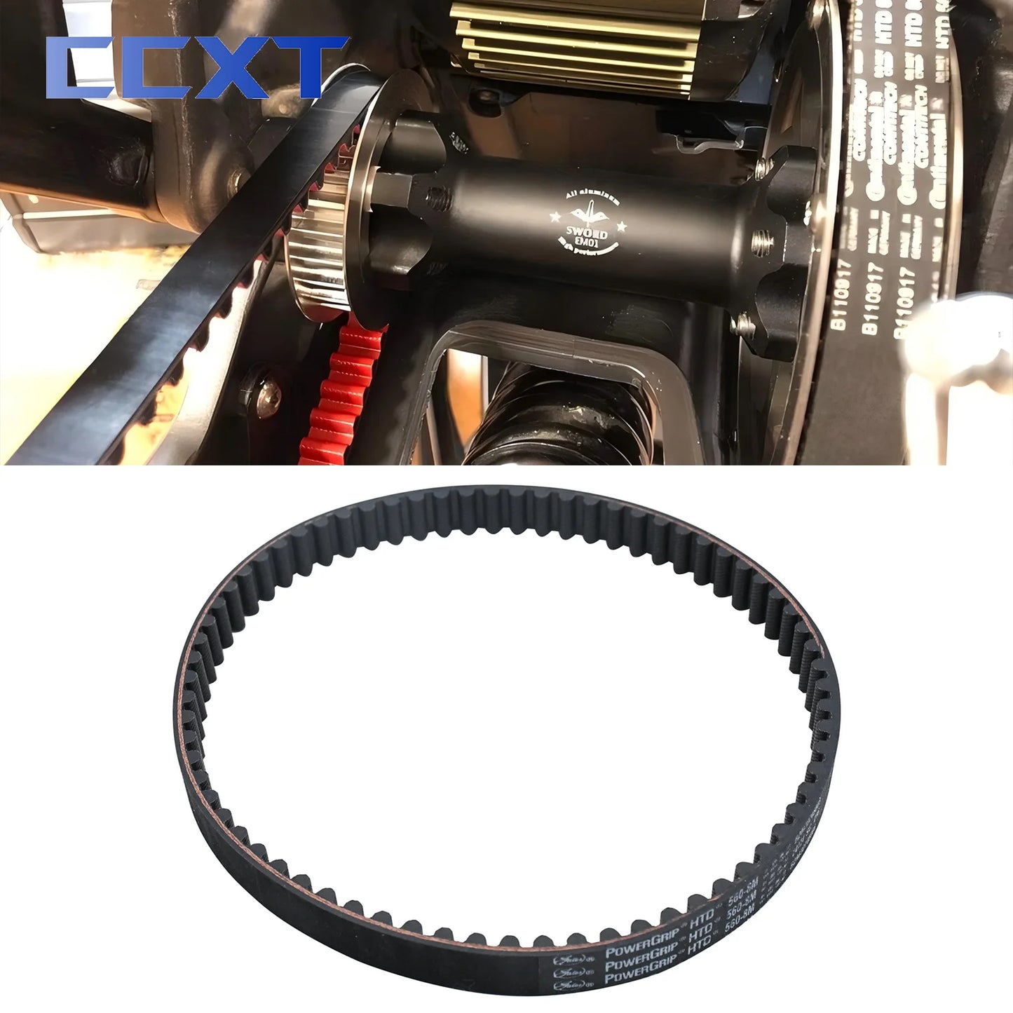 Motocross Electric Bike 560mm 8M Drive Belts Transmission Belt