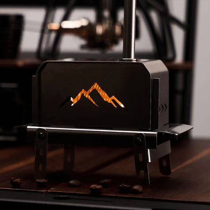 Outdoor Firewood Stove with Chimney  for  Cooking BBQ