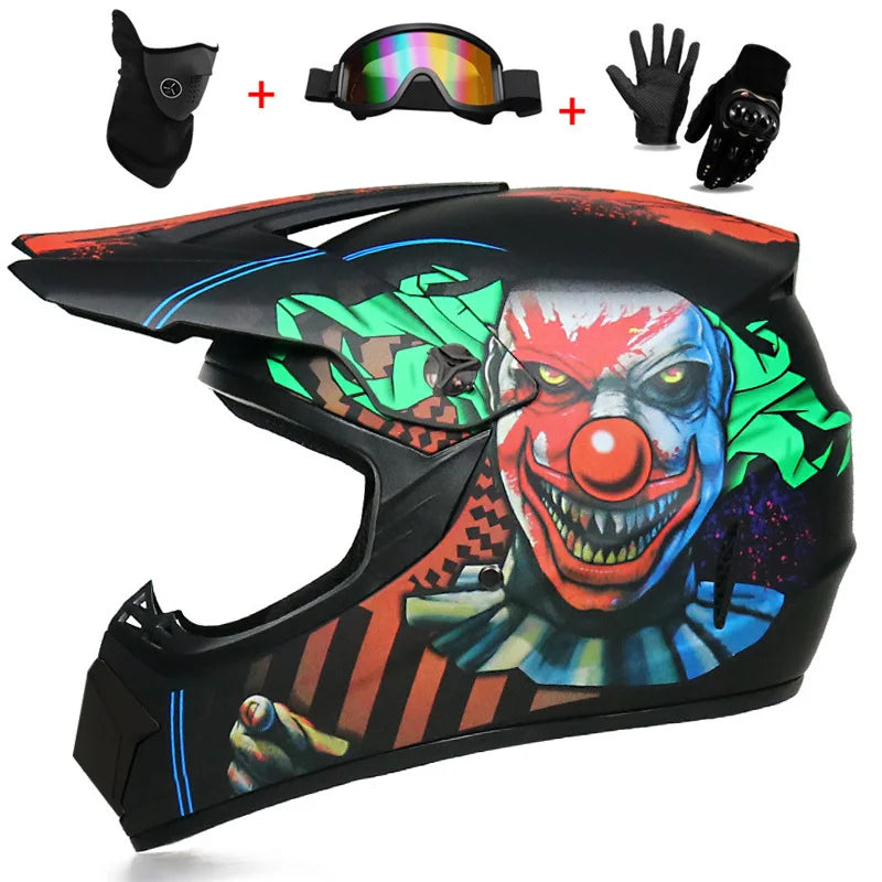 Motorcycle Helmet Youth Kids Child Full Helmet DOT