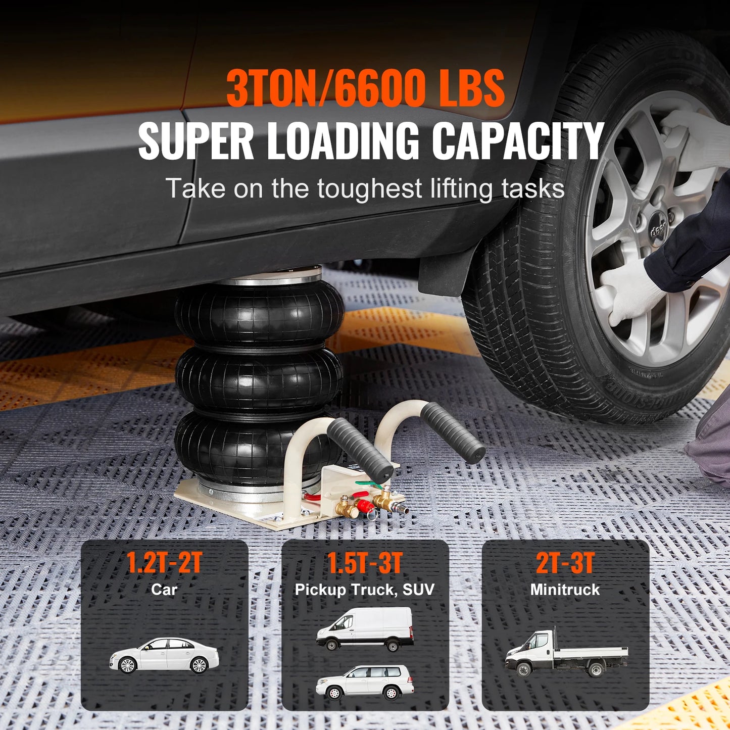 Car air Jack Heavy Duty 3 ton capacity