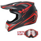 DOT/ECE Motocross Helmet Kit - includes goggles , gloves
