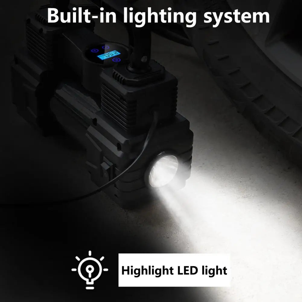 Digital Display Smart Preset Inflation Tire Inflator 12V 150PSI