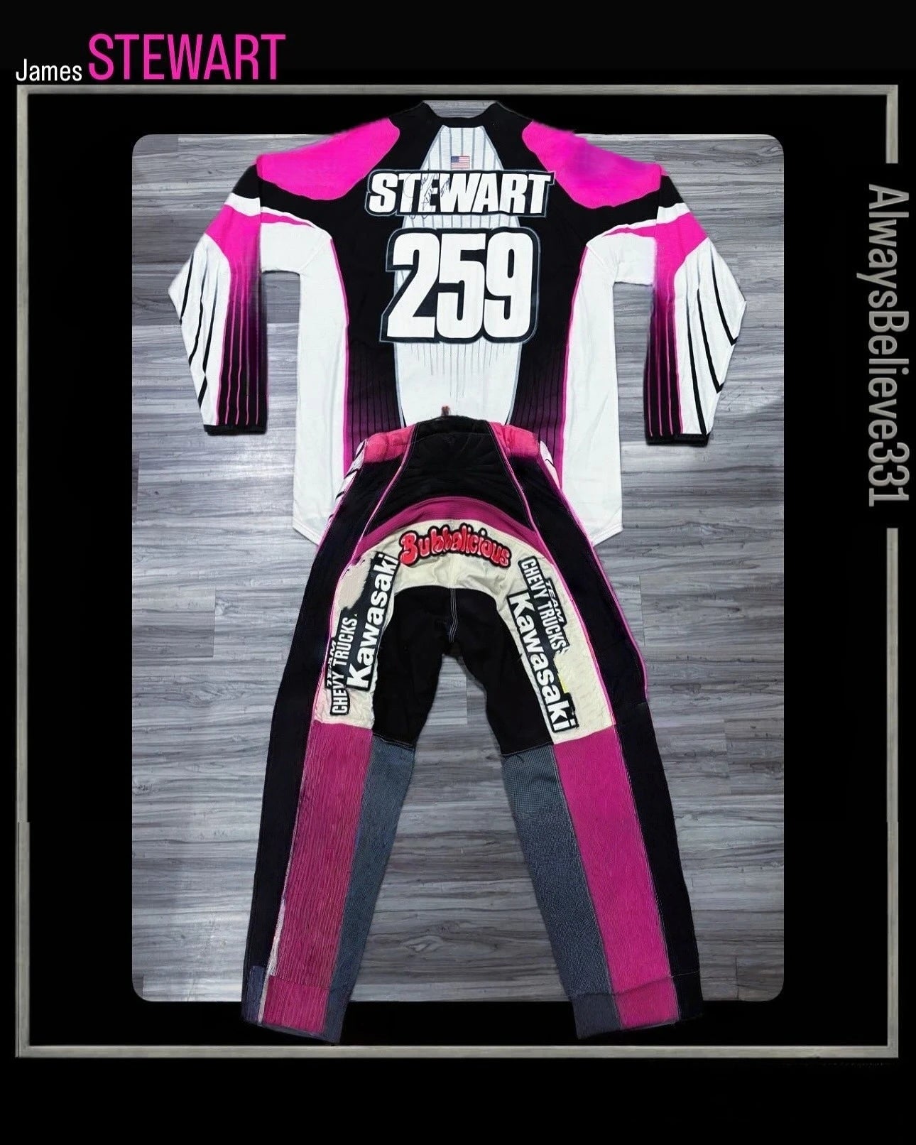 Kawasaki jersey & Pants #259 James Stewart