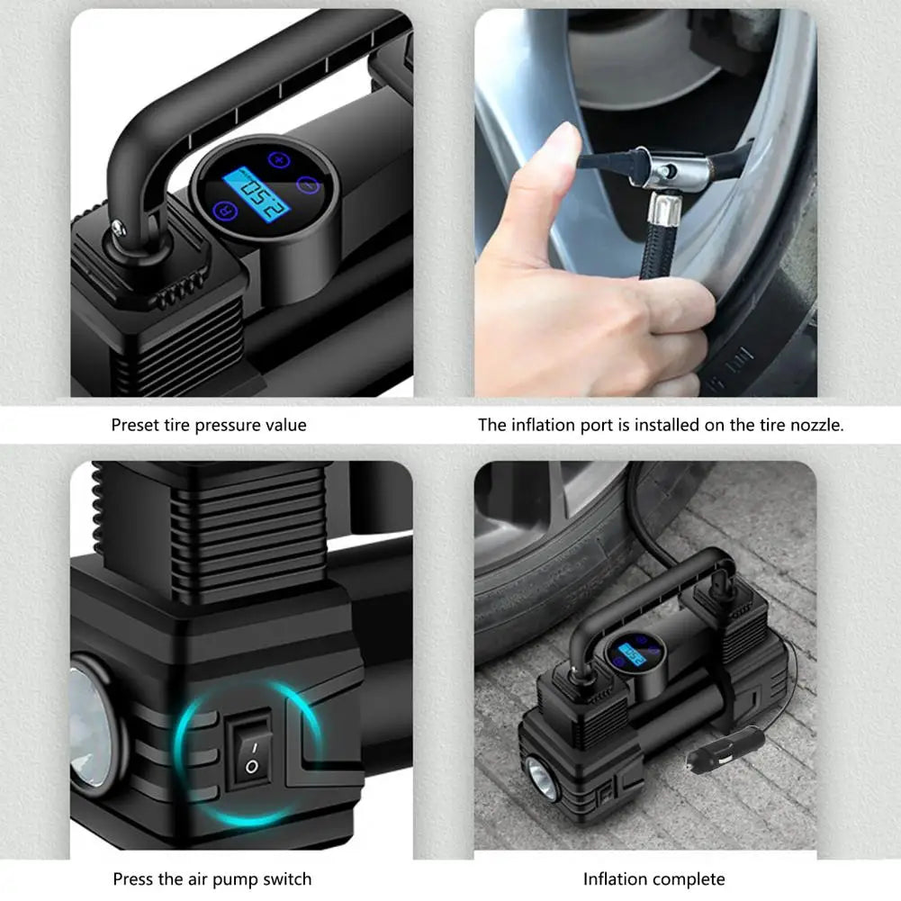 Digital Display Smart Preset Inflation Tire Inflator 12V 150PSI