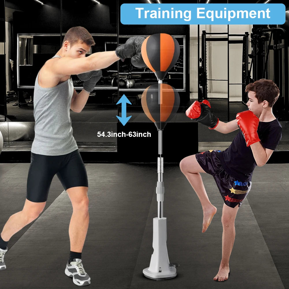 Punching Bag with Stand  for boxing Training Stress Relief & Fitness