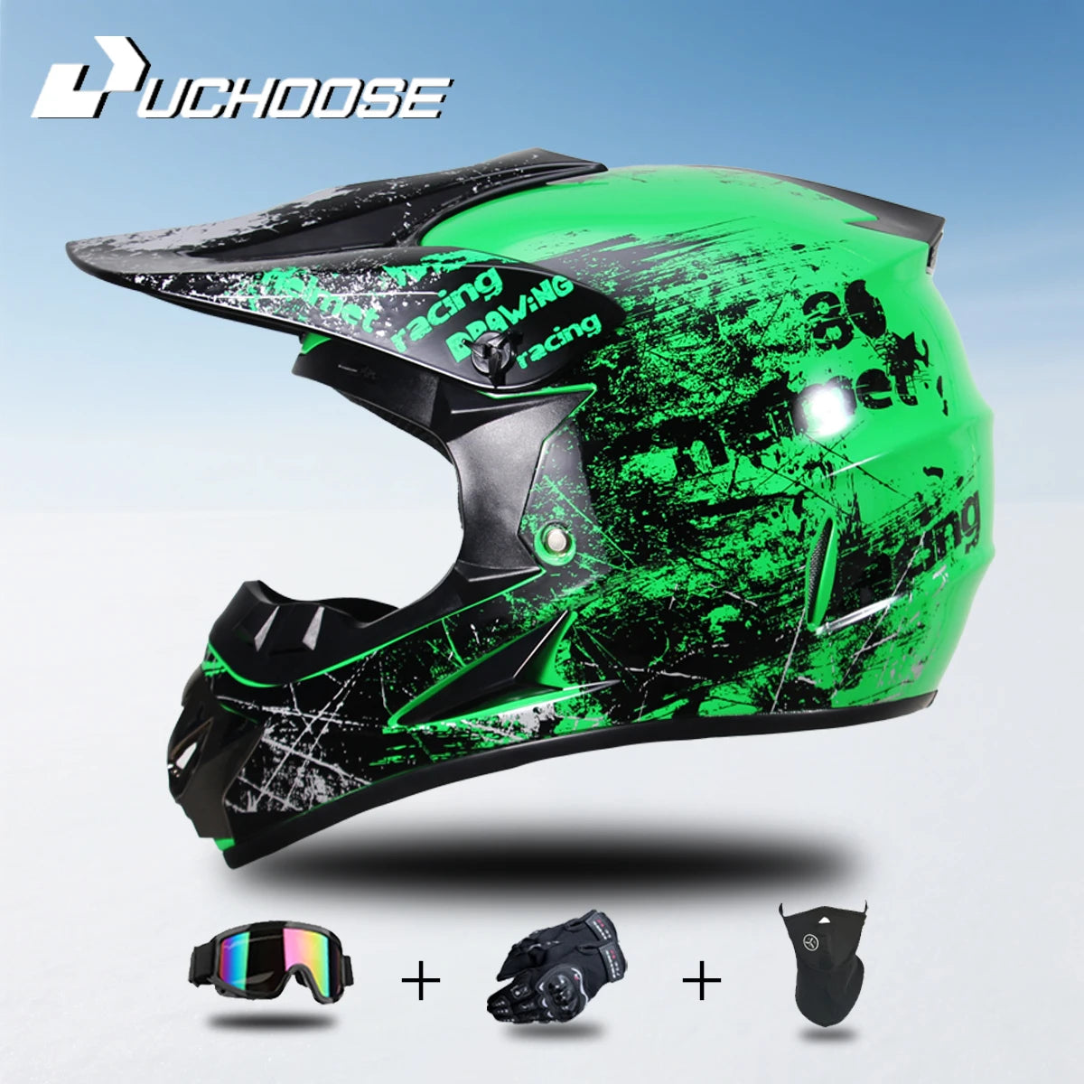 DOT Adult Female Men Helmets Motocross off road