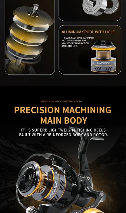 Fishing Reel Spinning Reel Metal Reel Cup