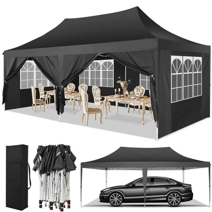 10x20 Pop Up Canopy Tent with 6 Sidewalls