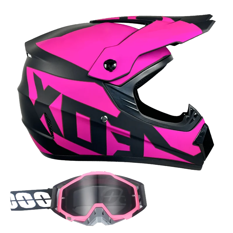 DOT/ECE Motocross Helmet Kit - includes goggles , gloves