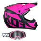 DOT/ECE Motocross Helmet Kit - includes goggles , gloves