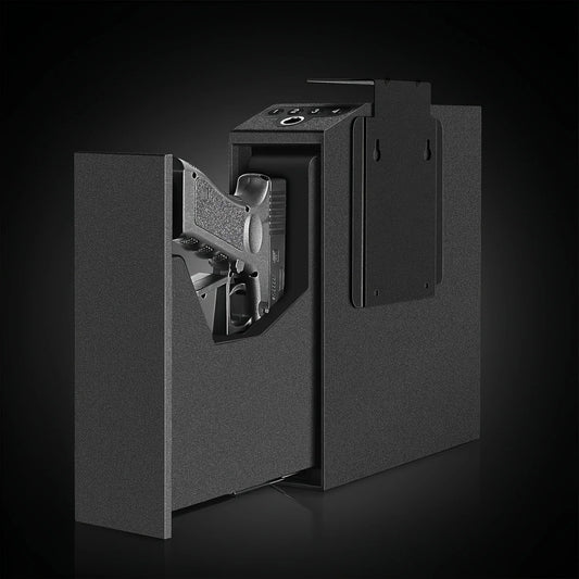 Handgun pistol Safe fingerprint scanner to unlock