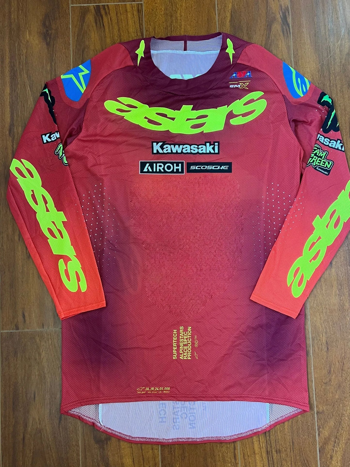 Kawasaki Motorcycle Jason Anderson #21 jersey