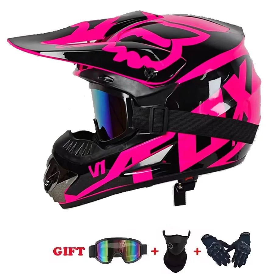 Motorcycle Helmet Youth Kids Child Full Helmet DOT