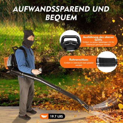 65 CC 2 Stroke Backpack Gas Powered Leaf Blower