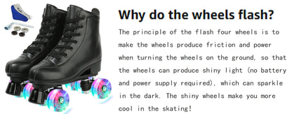 Leather Roller Skates Skating Shoes