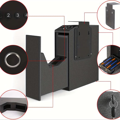 Handgun pistol Safe fingerprint scanner to unlock