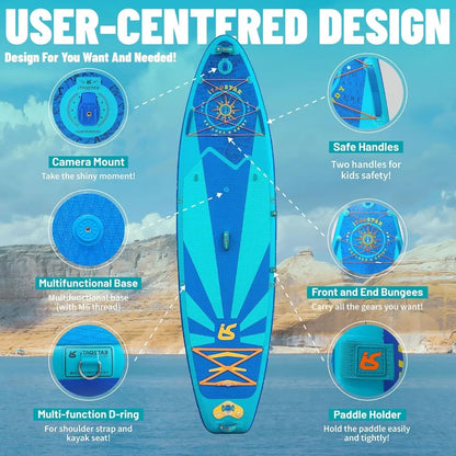 Extra Wide  Stable Inflatable Stand Up Paddle Boards