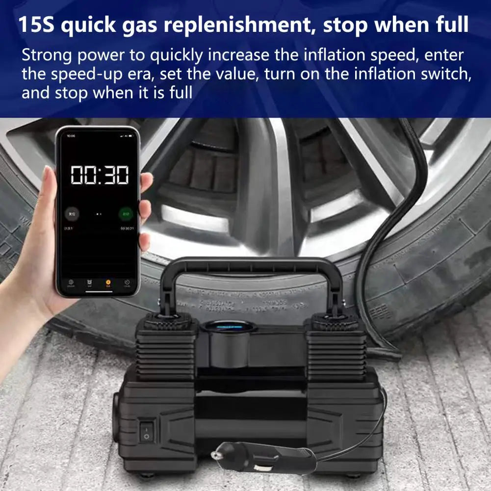 Digital Display Smart Preset Inflation Tire Inflator 12V 150PSI
