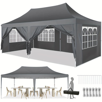 10x20 Pop Up Canopy Tent with 6 Sidewalls