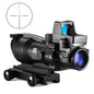 Adjustable 4x32 Red Dot  Scope 20mm Rail Scope