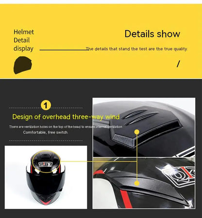 DOT Motorcycle Helmet Full Face Safety  Helmets  Unisex