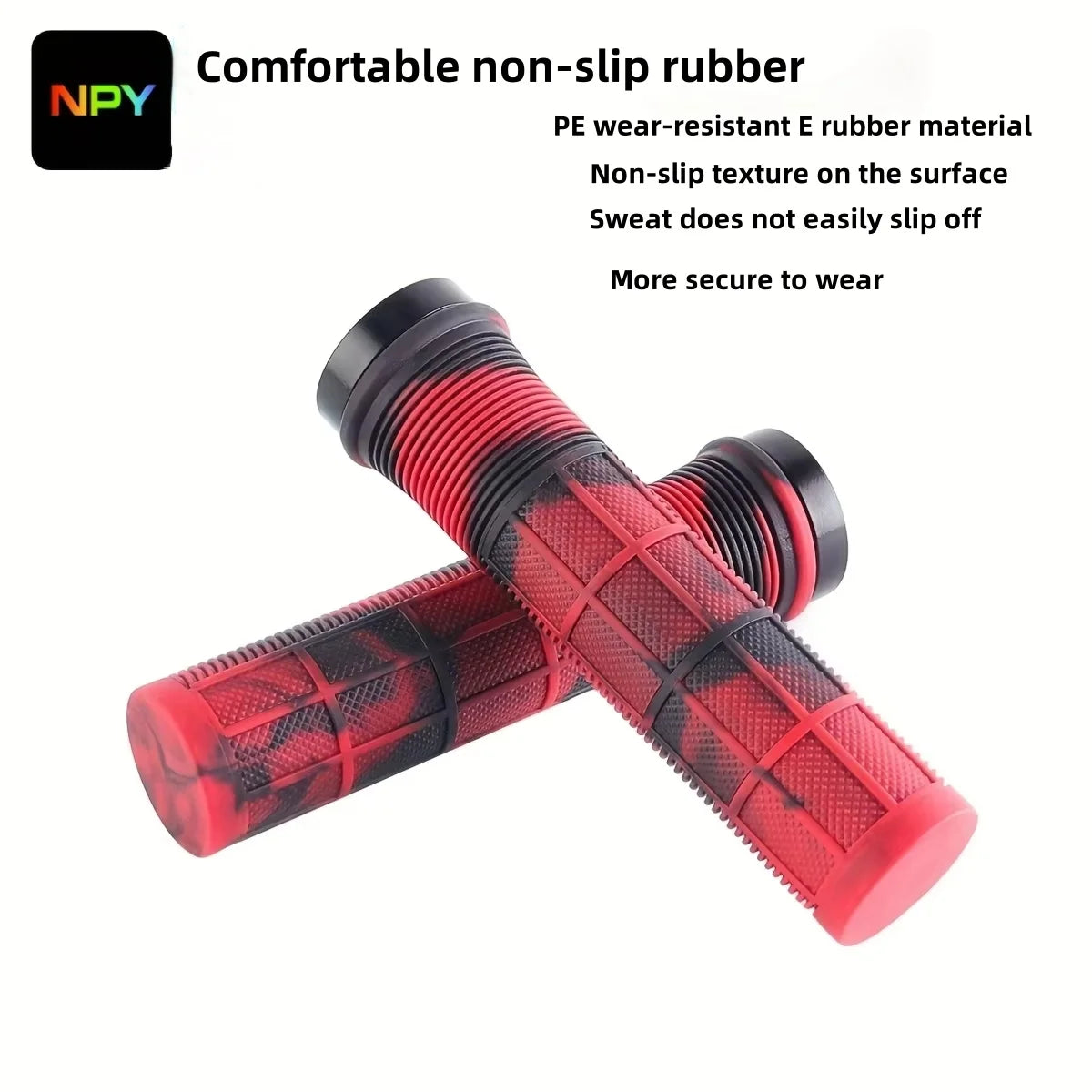 Bicycle Handle bar Rubber Lock-on Grips