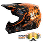 DOT/ECE Motocross Helmet Kit - includes goggles , gloves
